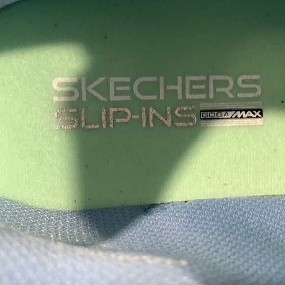 Skechers Slip-ins: GO GOLF Flight Heel Pillow Ultra Lightweight Lt. Blue sz 8.5 - Picture 4 of 13